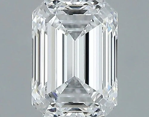 0.90ct Emerald Natural Diamond (Colour D, Clarity IF, Cut GD, GIA Certified)