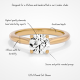 Denia Round Lab | White