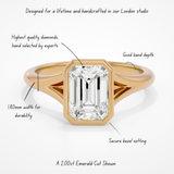 Selene Emerald Yellow Gold