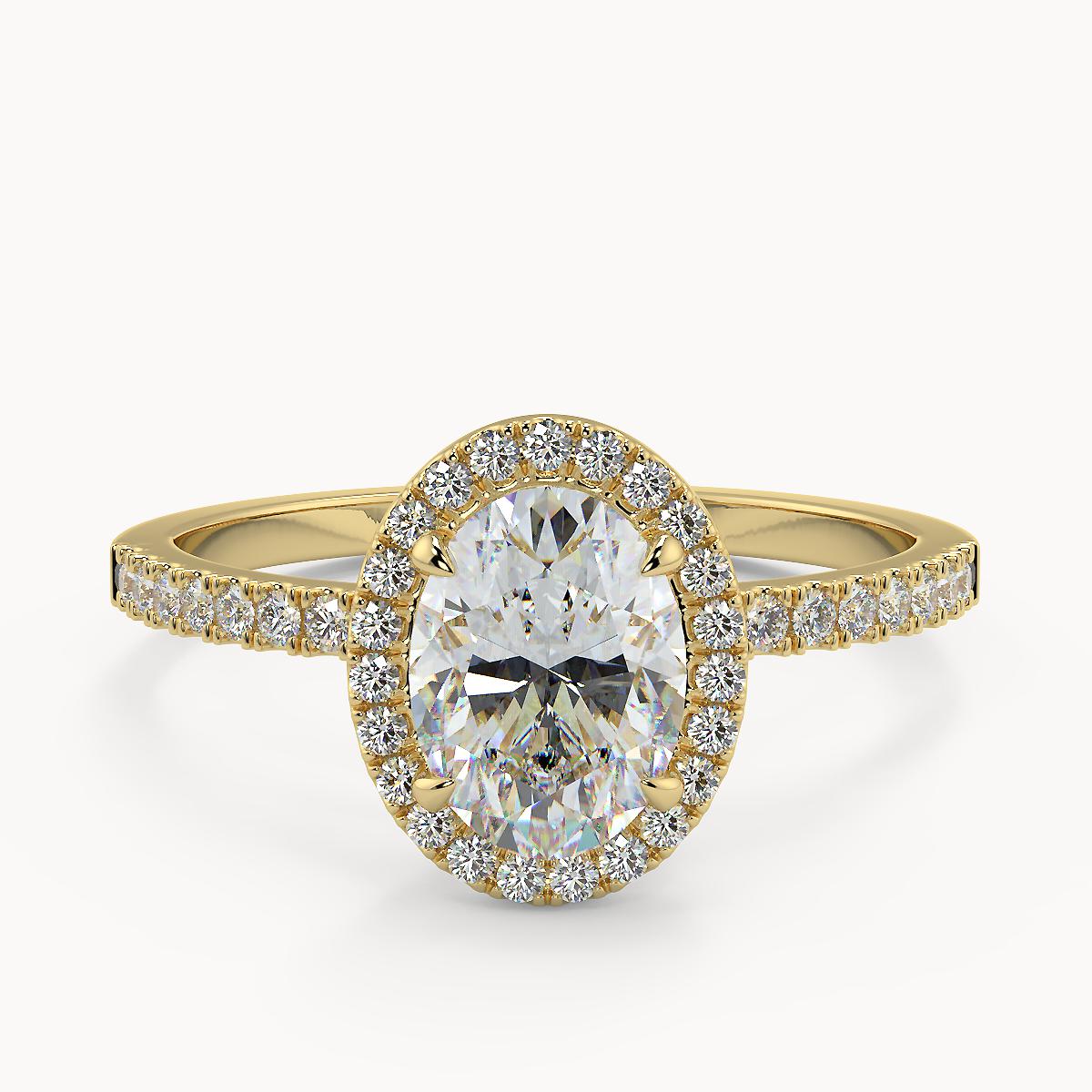 Verity Oval Yellow Gold
