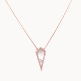 Mother of Pearl Micro-pave Kite Necklace