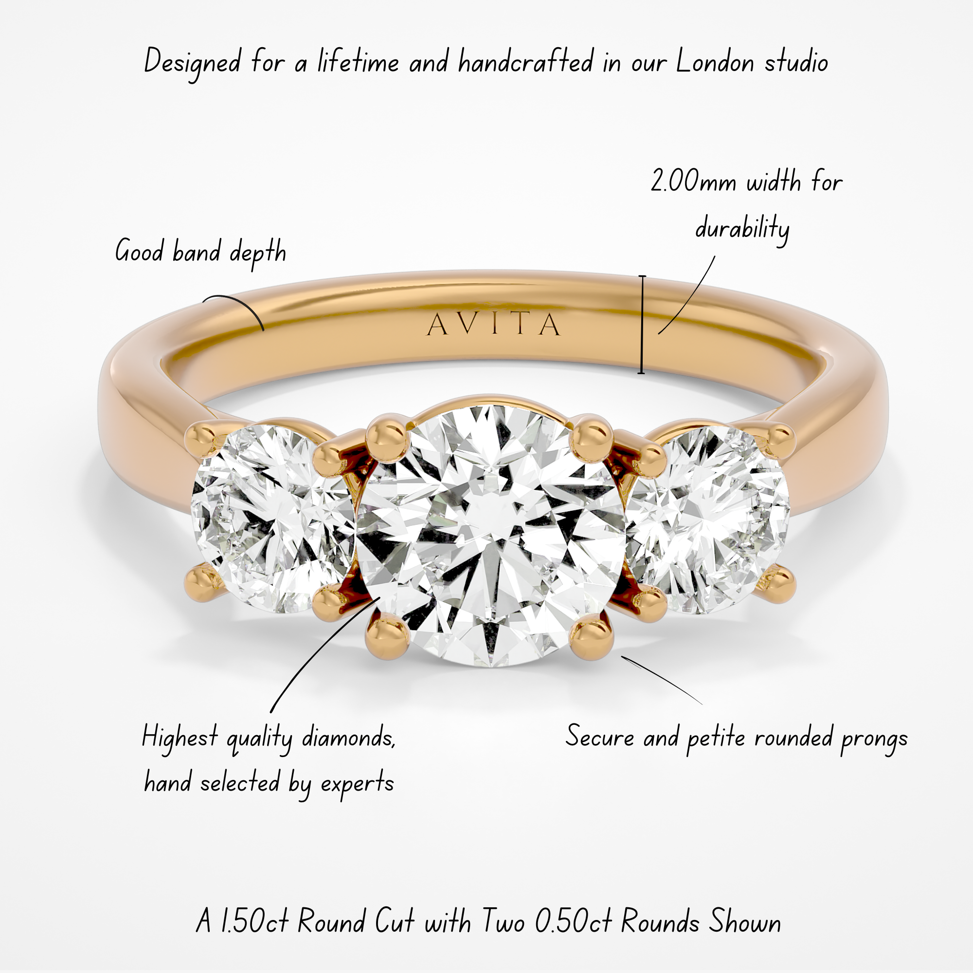Roma Round Lab | Rose