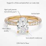 Silvie Oval Yellow Gold