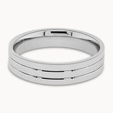 Mens Flat Court with Double Groove