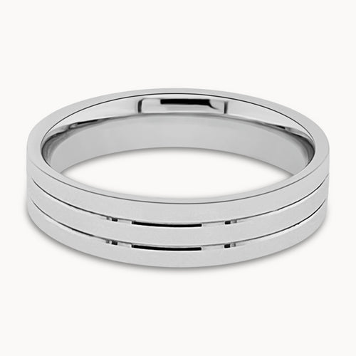 Mens Flat Court with Double Groove