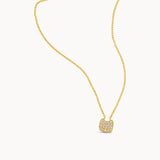 Diamond Handbag Necklace - Yellow Gold