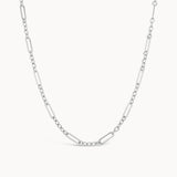 Multi Link Chain - White Gold