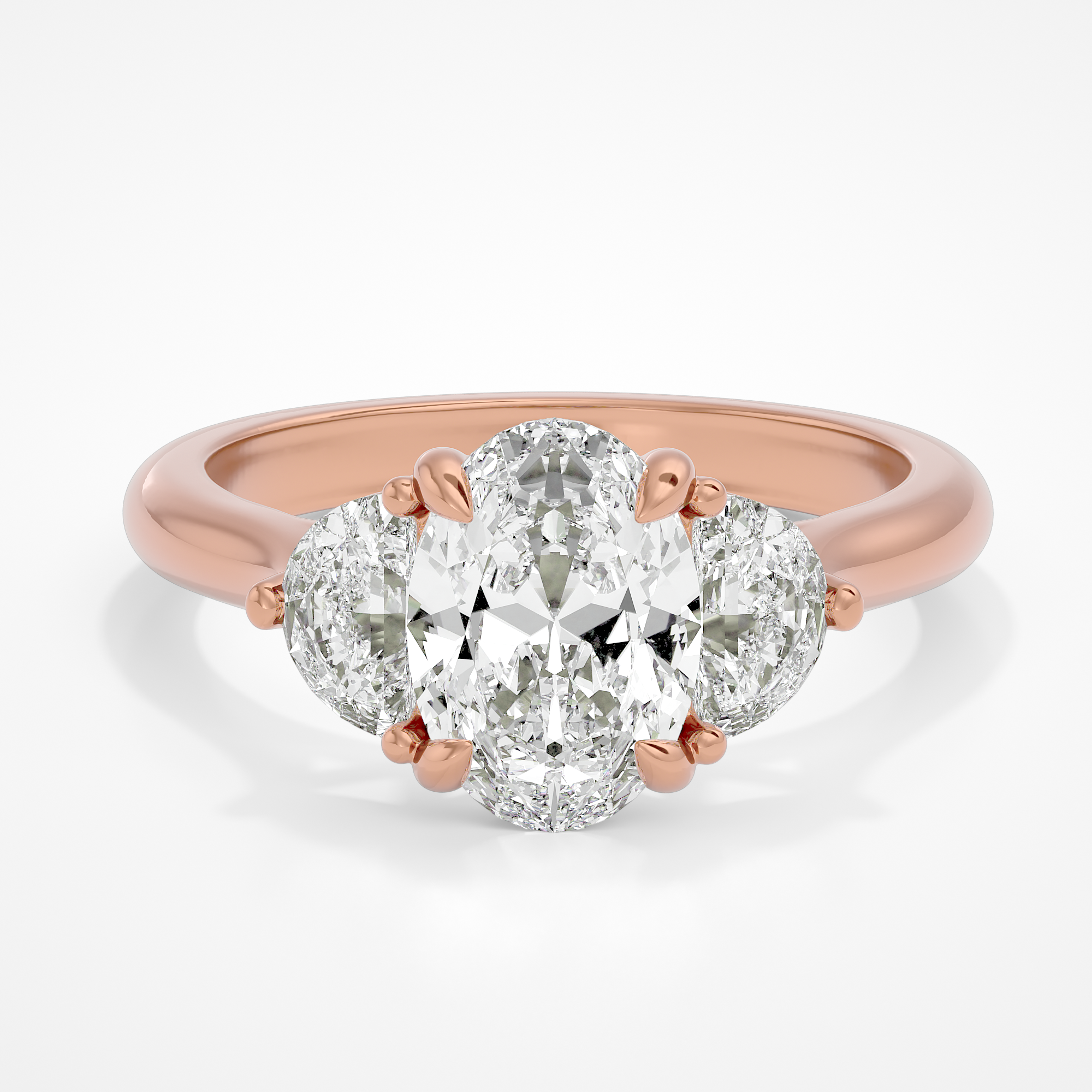 Luna Oval | Rose Gold