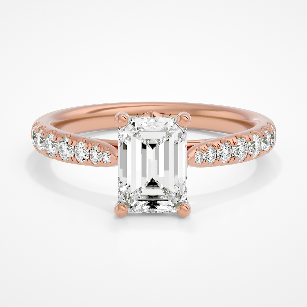 Silvie Emerald | Rose Gold