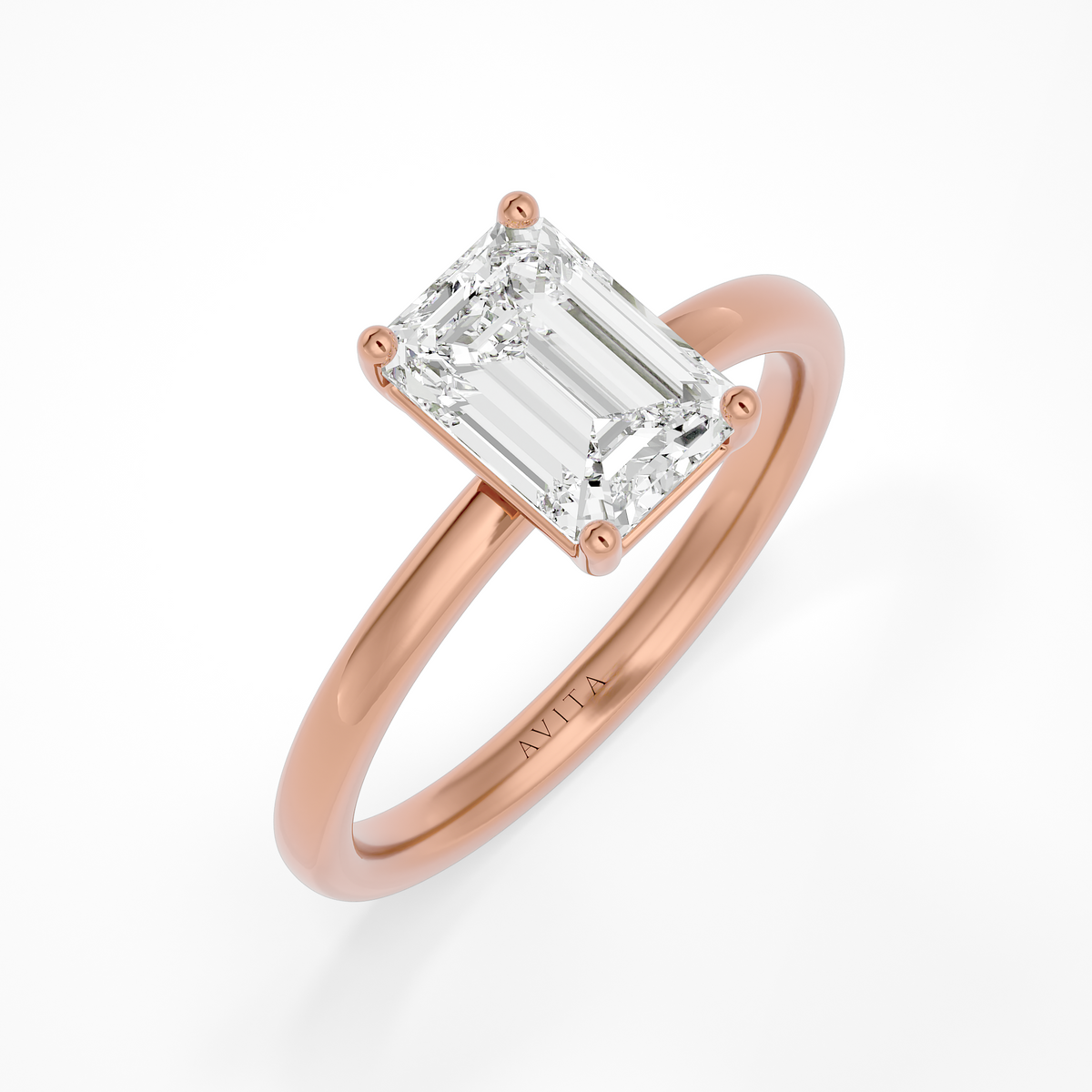 Leso Emerald | Rose Gold