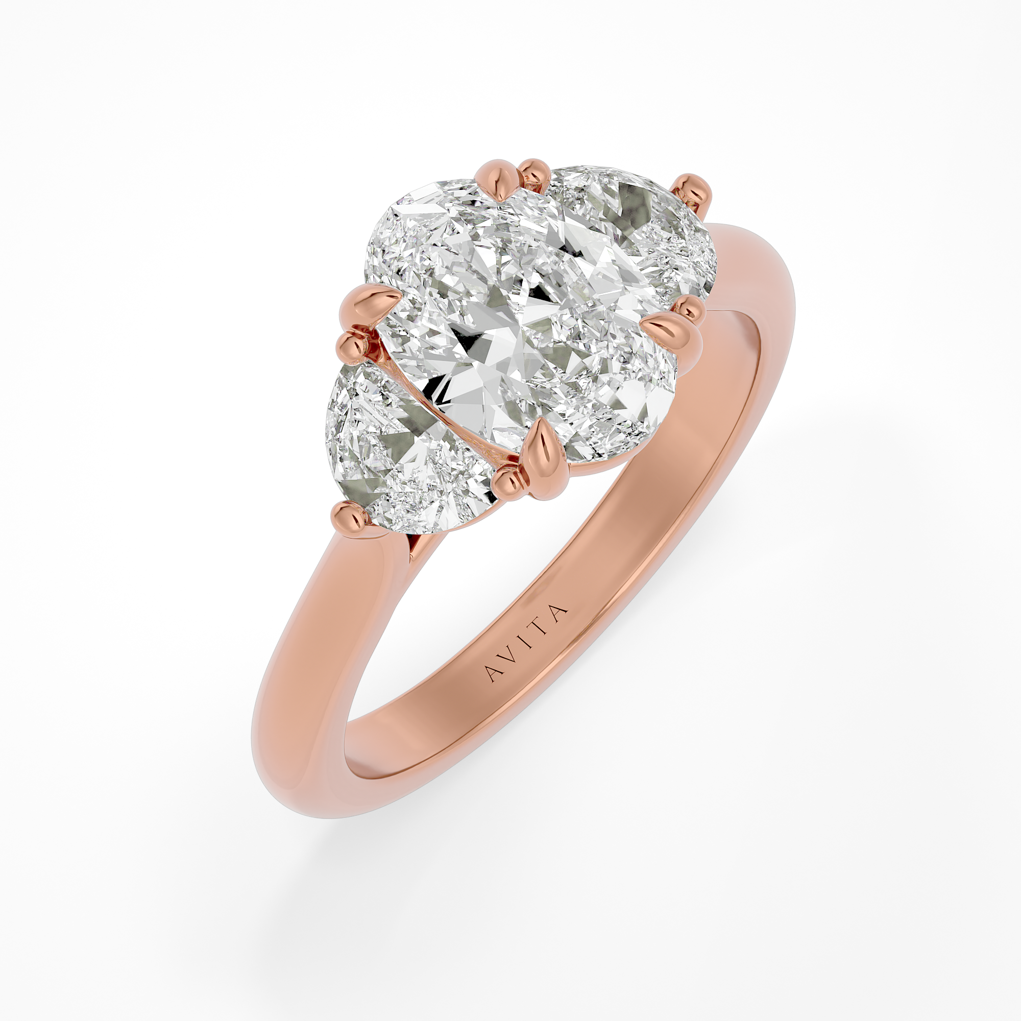 Luna Oval | Rose Gold