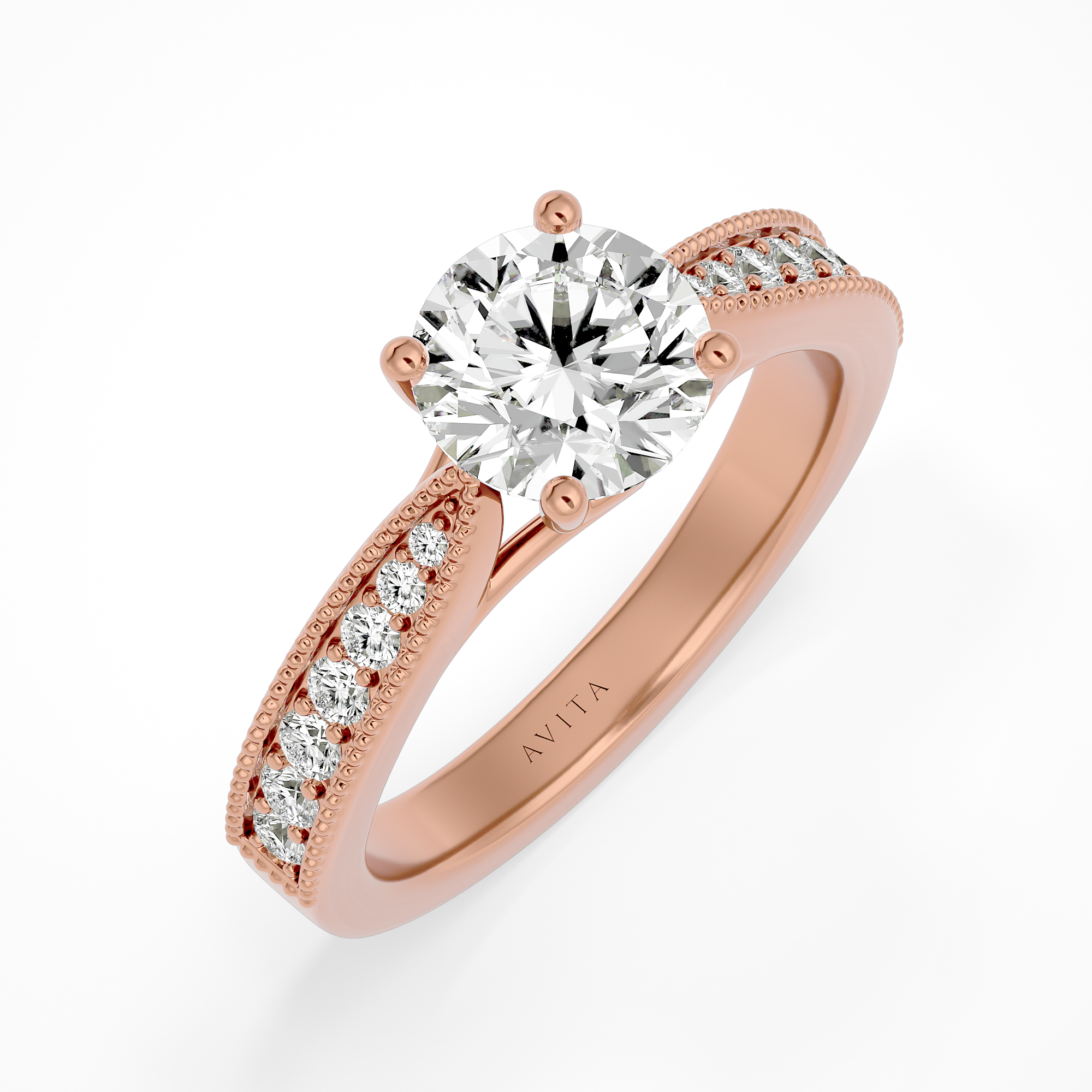 Kiera Round Lab | Rose