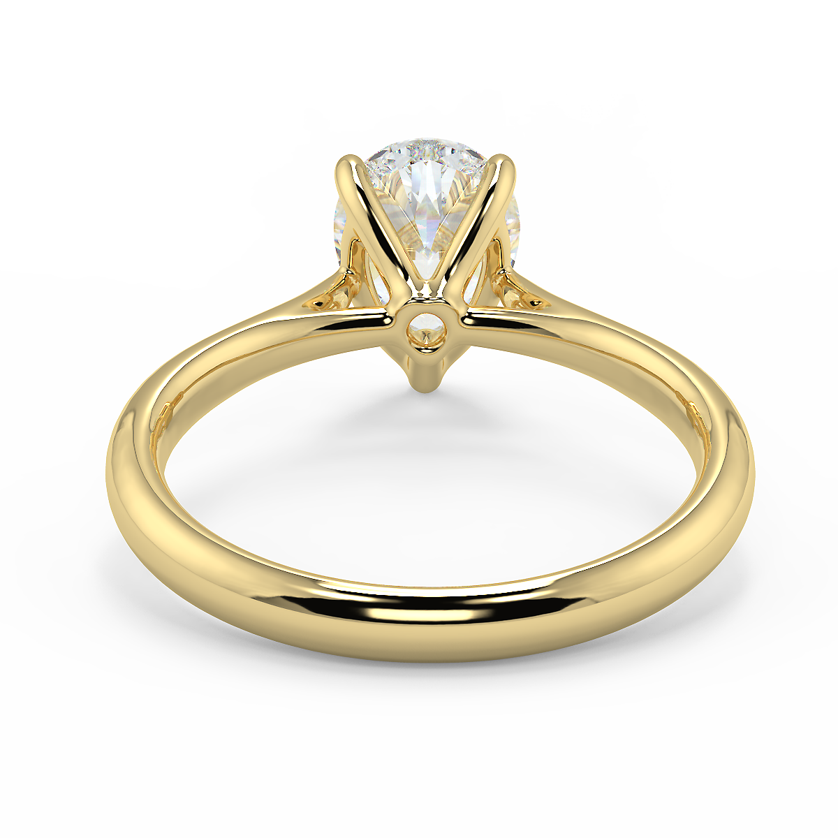 Denia Pear | Yellow Gold