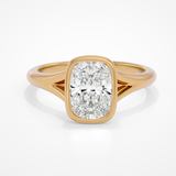 Selene Elongated Cushion Yellow Gold