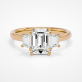 Heather Emerald Lab Yellow Gold