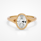 Selene Oval Yellow Gold