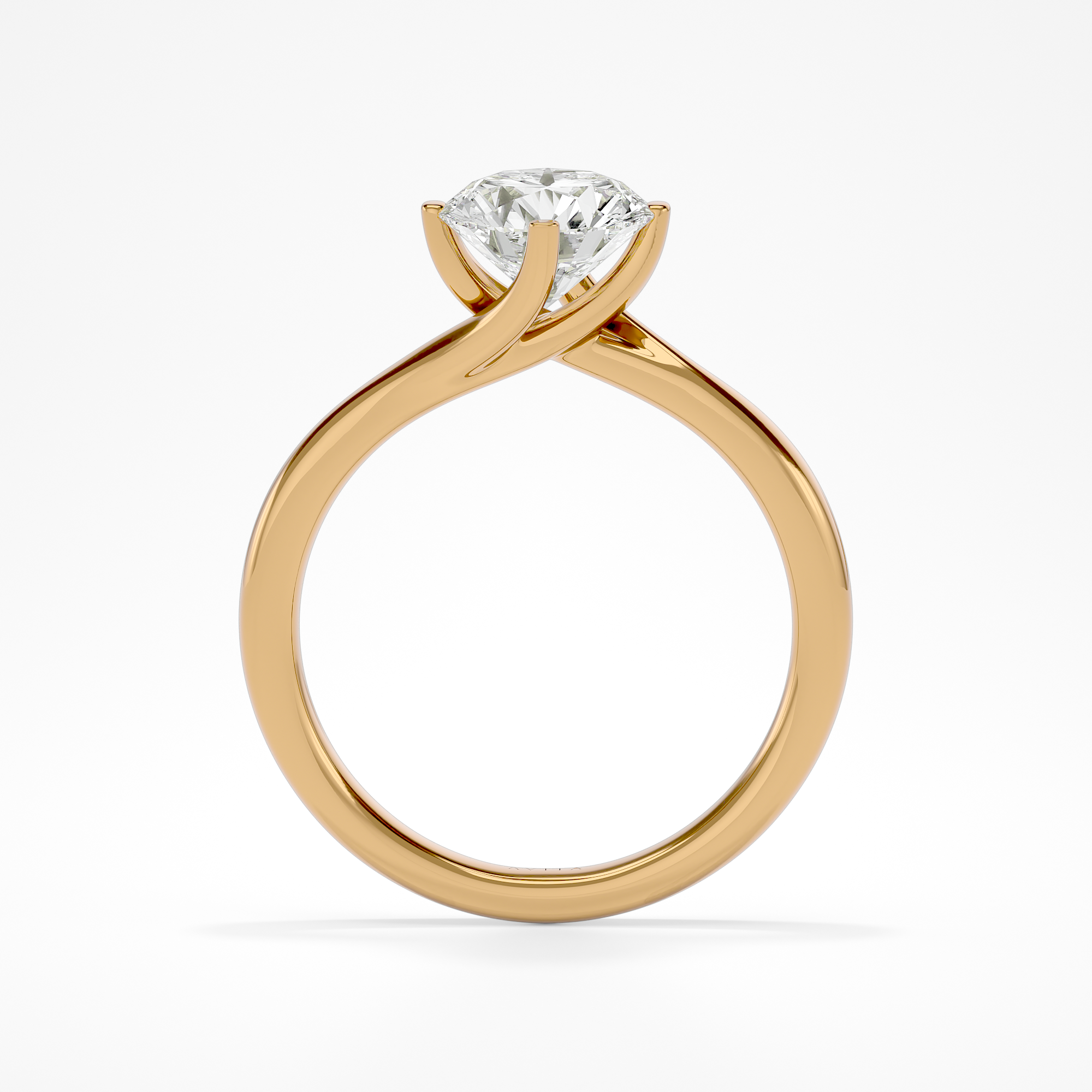 Pescia Round Yellow Gold