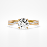 Coco Round Yellow Gold