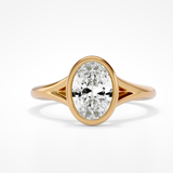 Selene Oval Yellow Gold