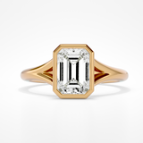 Selene Emerald Yellow Gold