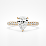 Silvie Pear Yellow Gold