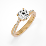 Coco Round Yellow Gold