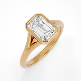 Selene Emerald Yellow Gold