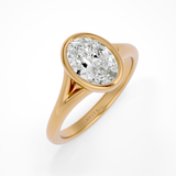 Selene Oval Yellow Gold