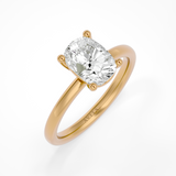 Leso Elongated Cushion Lab Yellow Gold