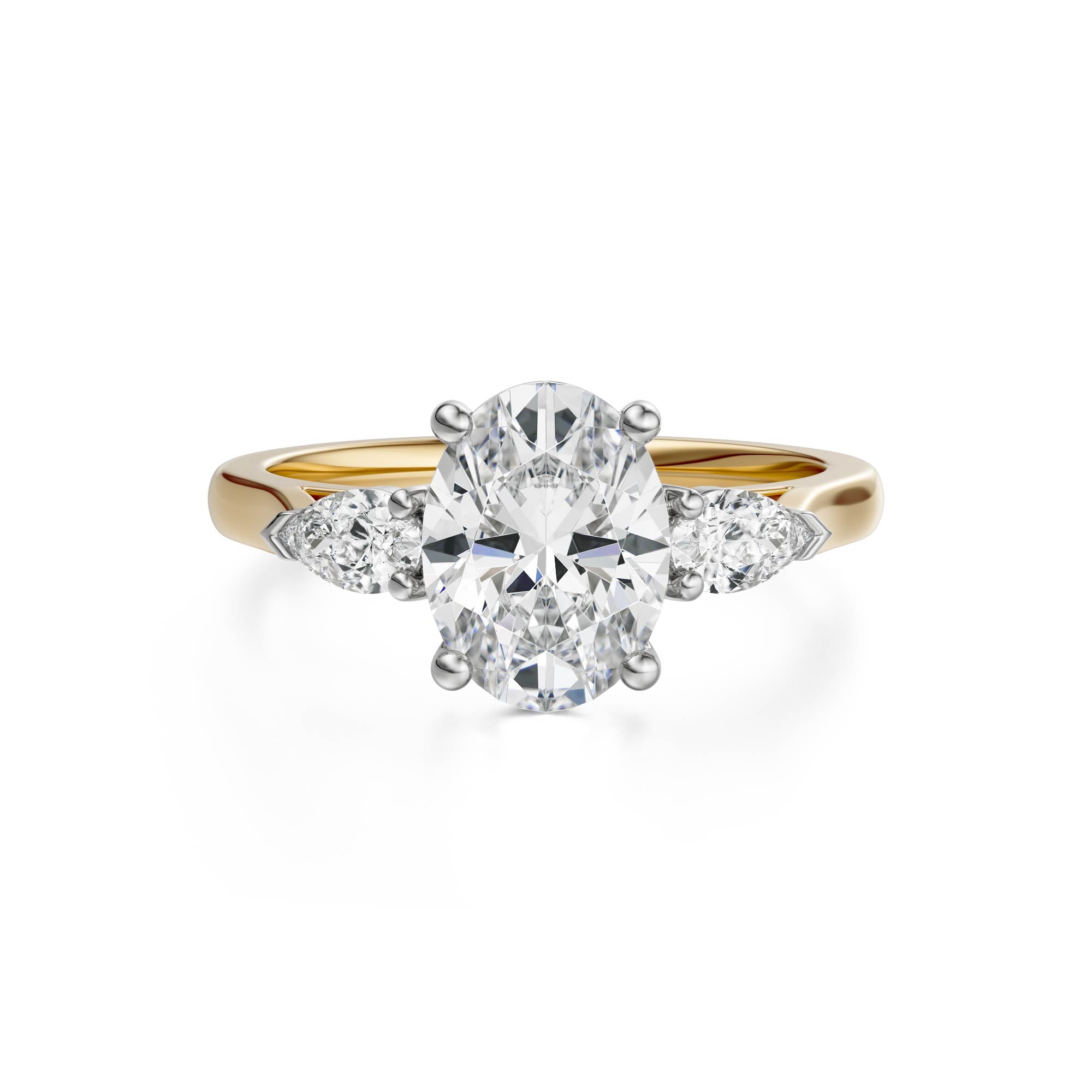 Emerald Cut Test Yellow Gold