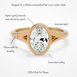 Selene Oval Yellow Gold