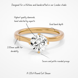 Pescia Round Yellow Gold