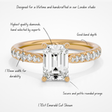 3.00ct Silvie Emerald Lab