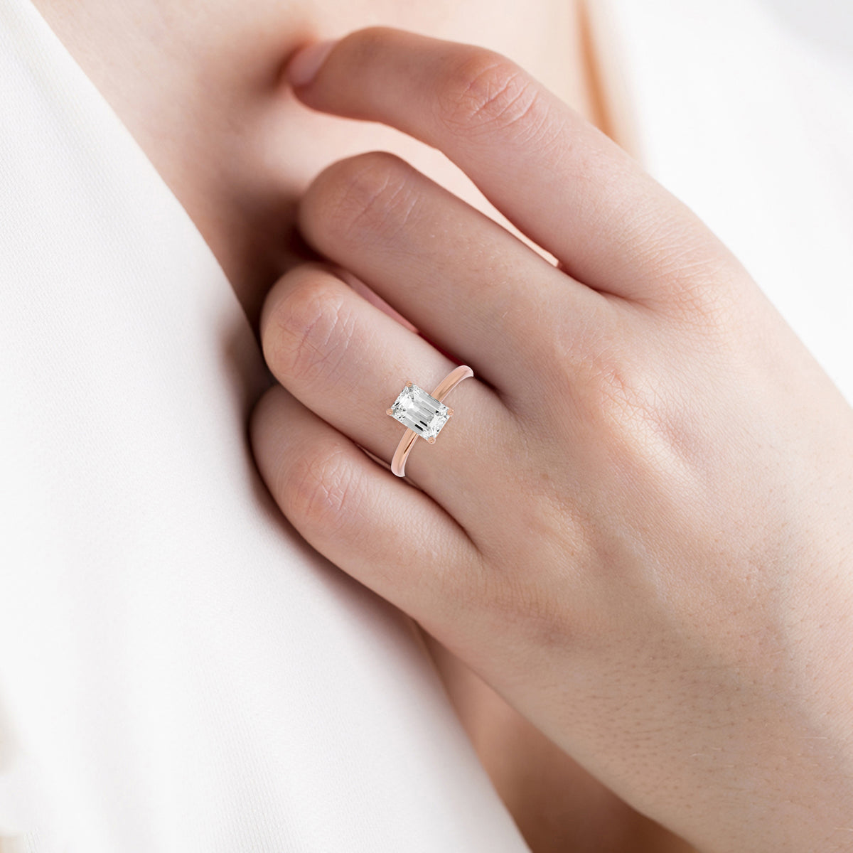 Leso Emerald | Rose Gold