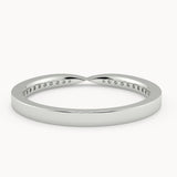 Diamond Pinch Wedding Ring - Avita Jewellery