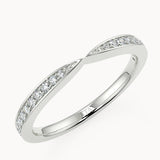 Diamond Pinch Wedding Ring - Avita Jewellery