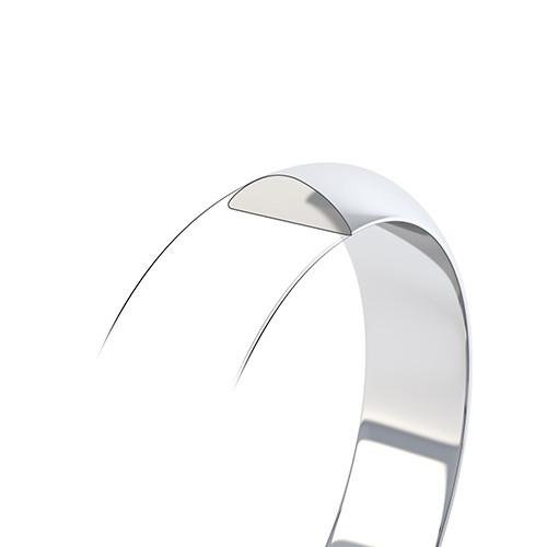 Mens 6mm D Shape - Avita Jewellery