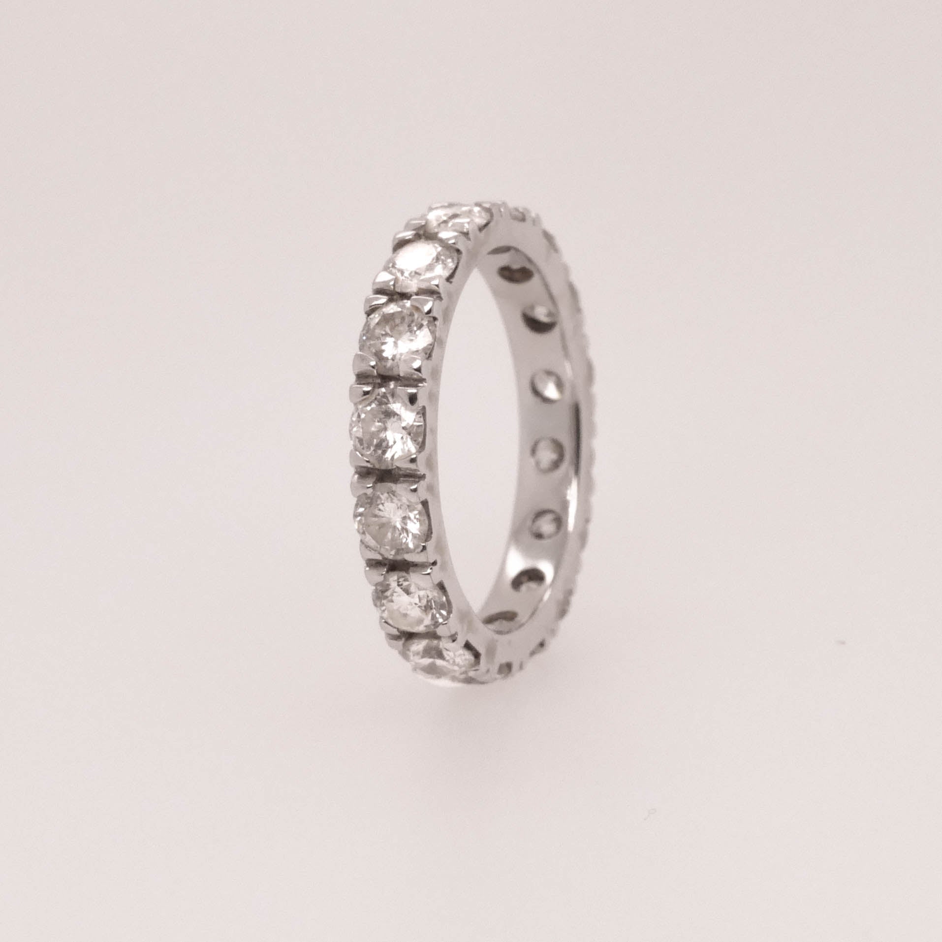 Round Diamond Eternity Band