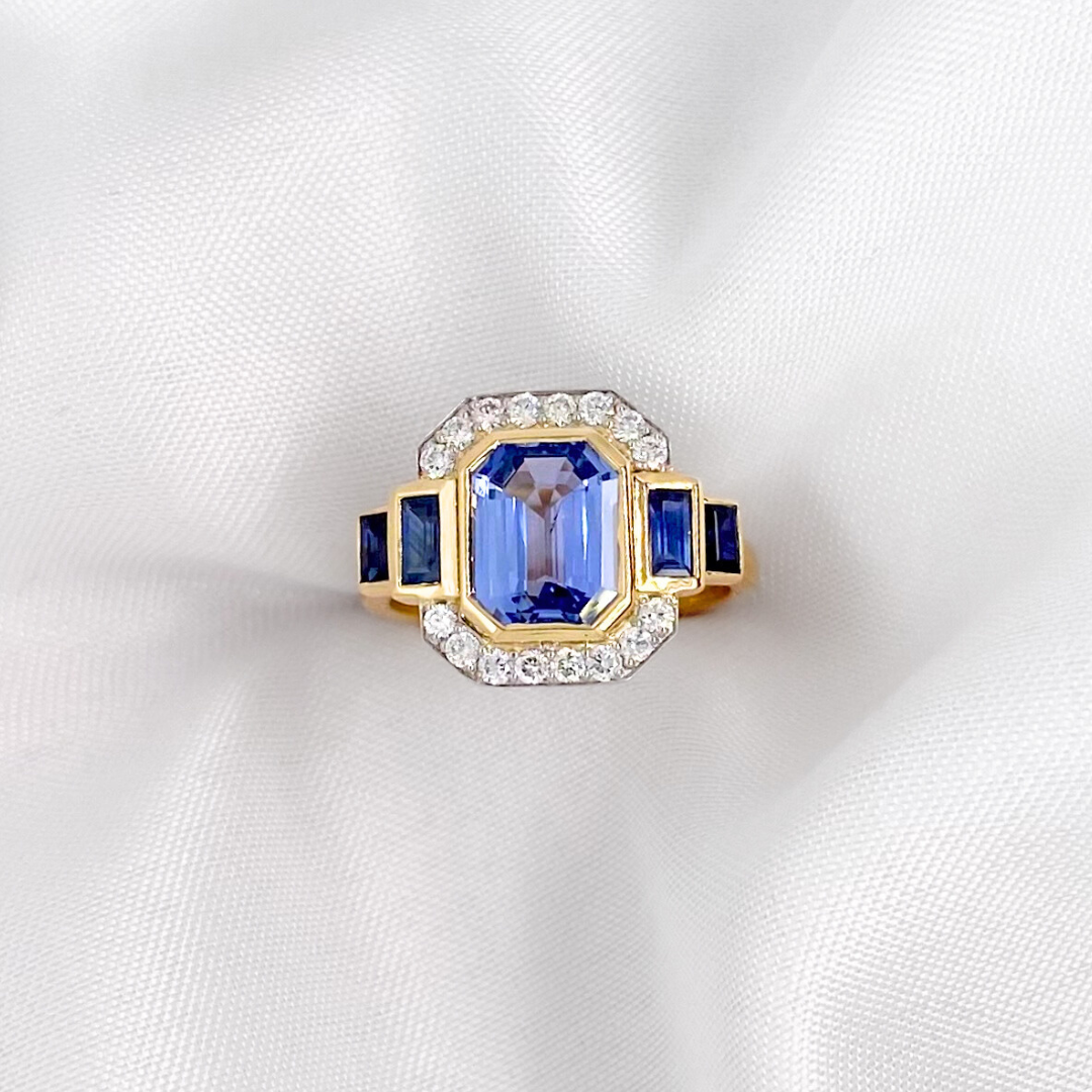 The process behind John & Lily's Ring: Designing and Creating a Bespoke Sapphire Engagement Ring