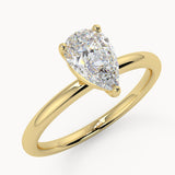 Leso Pear Yellow Gold