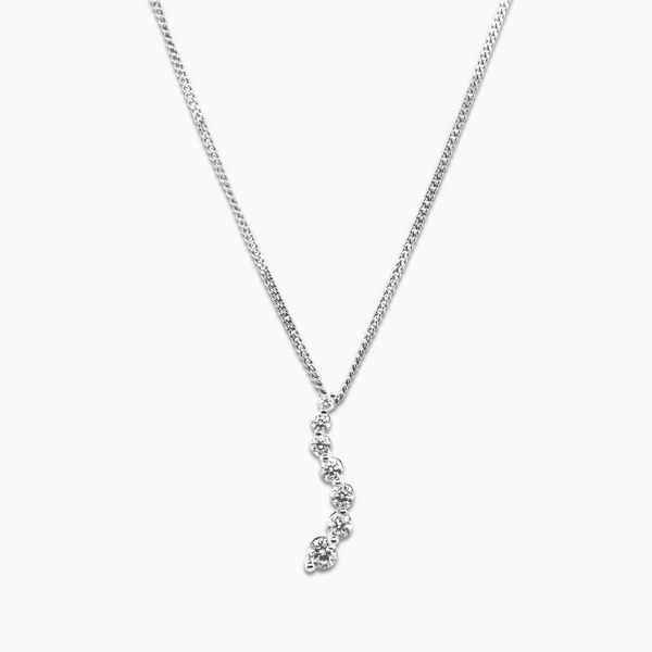 Diamond Wave Necklace