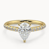 Silvie Pear Yellow Gold