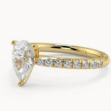 Silvie Pear Yellow Gold