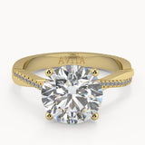 Daisy Round Yellow Gold