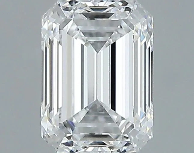 0.90ct Emerald Natural Diamond (Colour D, Clarity IF, Cut GD, GIA Certified)