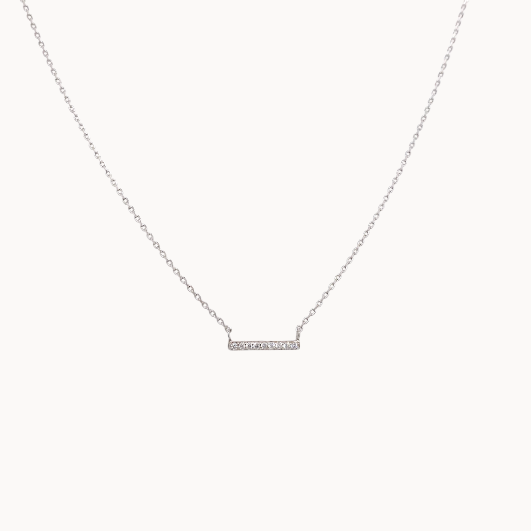 Crystal Bar Necklace