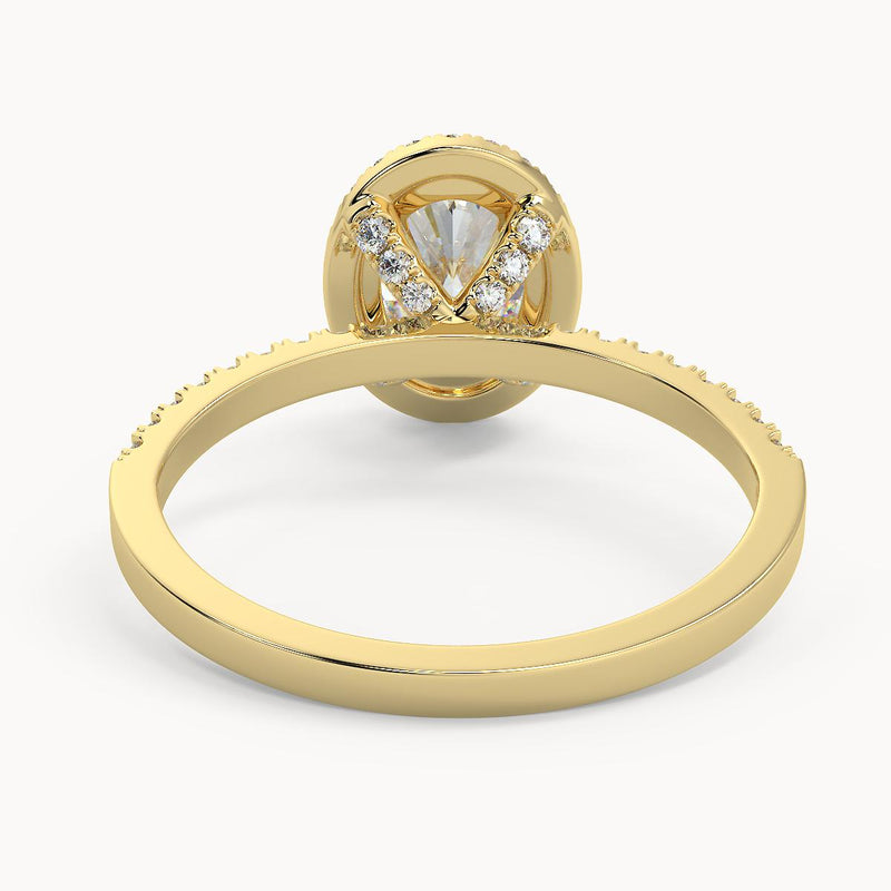 Verity Oval Yellow Gold