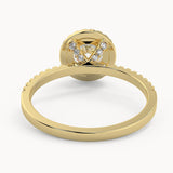 Verity Round Yellow Gold