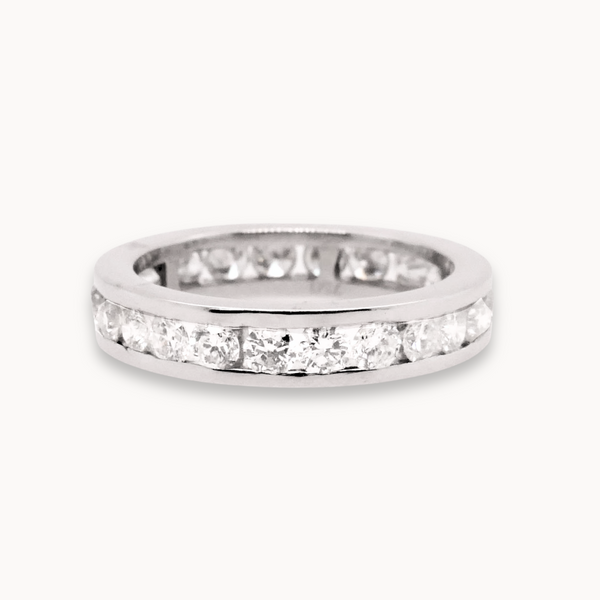 Diamond Channel Eternity Ring