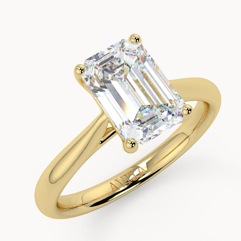 Denia Emerald Yellow Gold